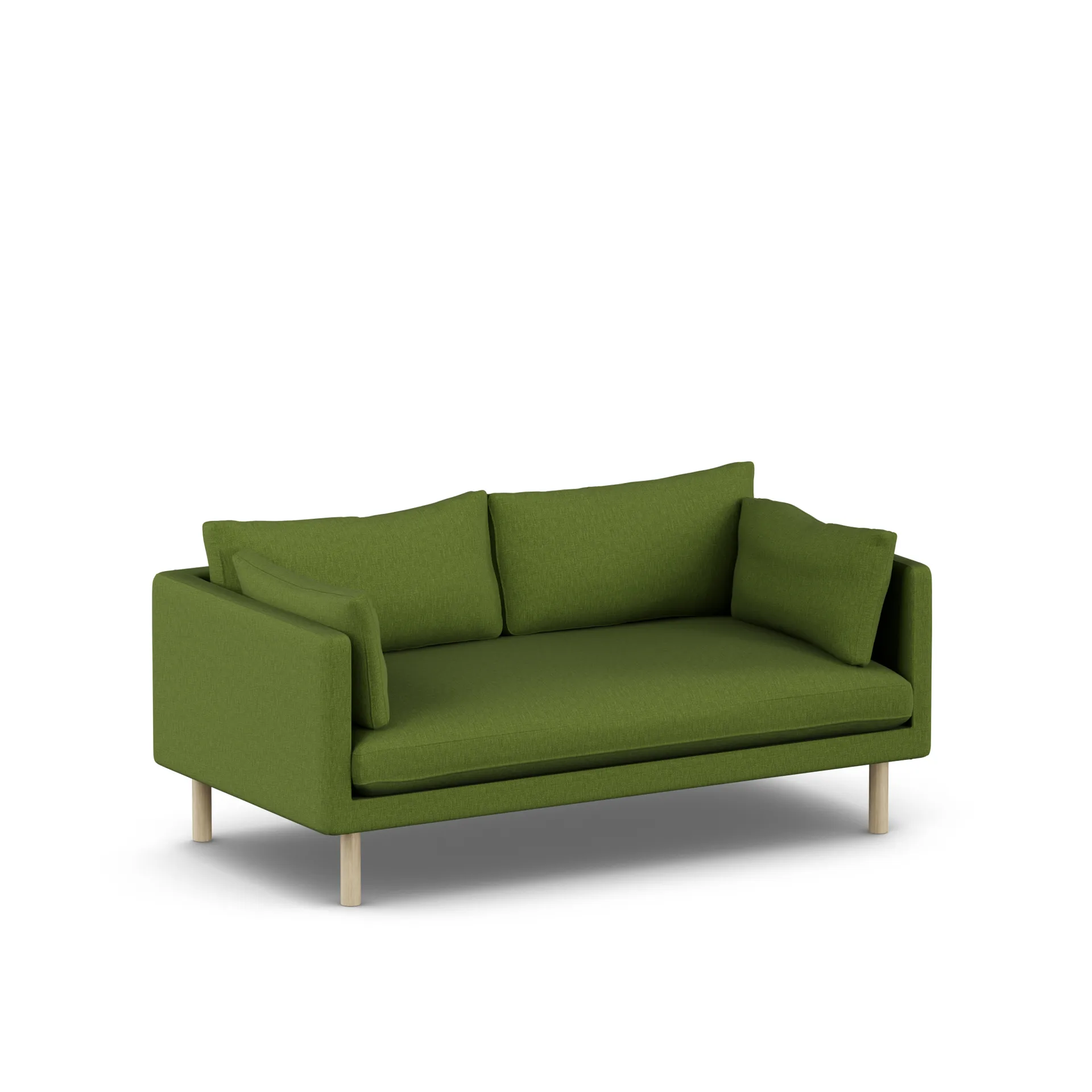 Linnevik sofa, Luiza Green 3975-hvidolieret eg, 2-pers. 1898