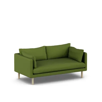 Linnevik sofa - Luiza Green 3975-hvidolieret eg, 2-pers. - 1898