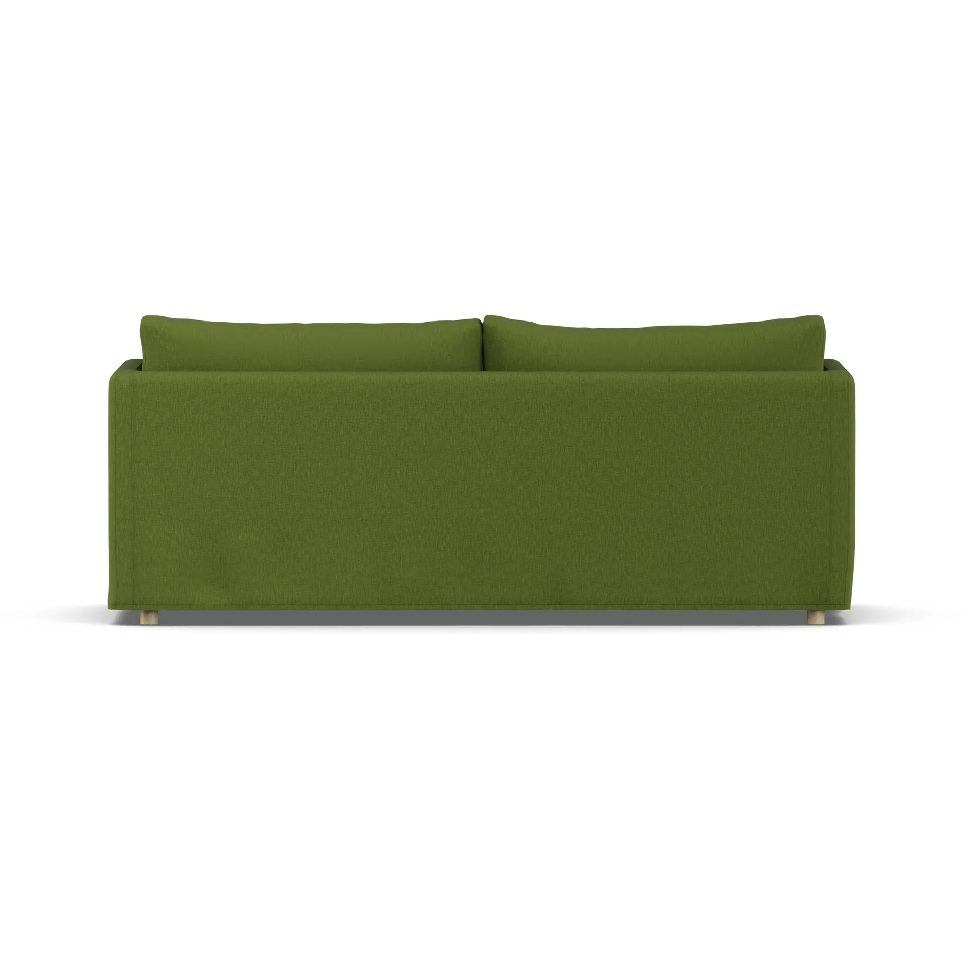 Linnevik sofa, Luiza green 3975-hvidolieret eg, 3-pers., med skørt 1898