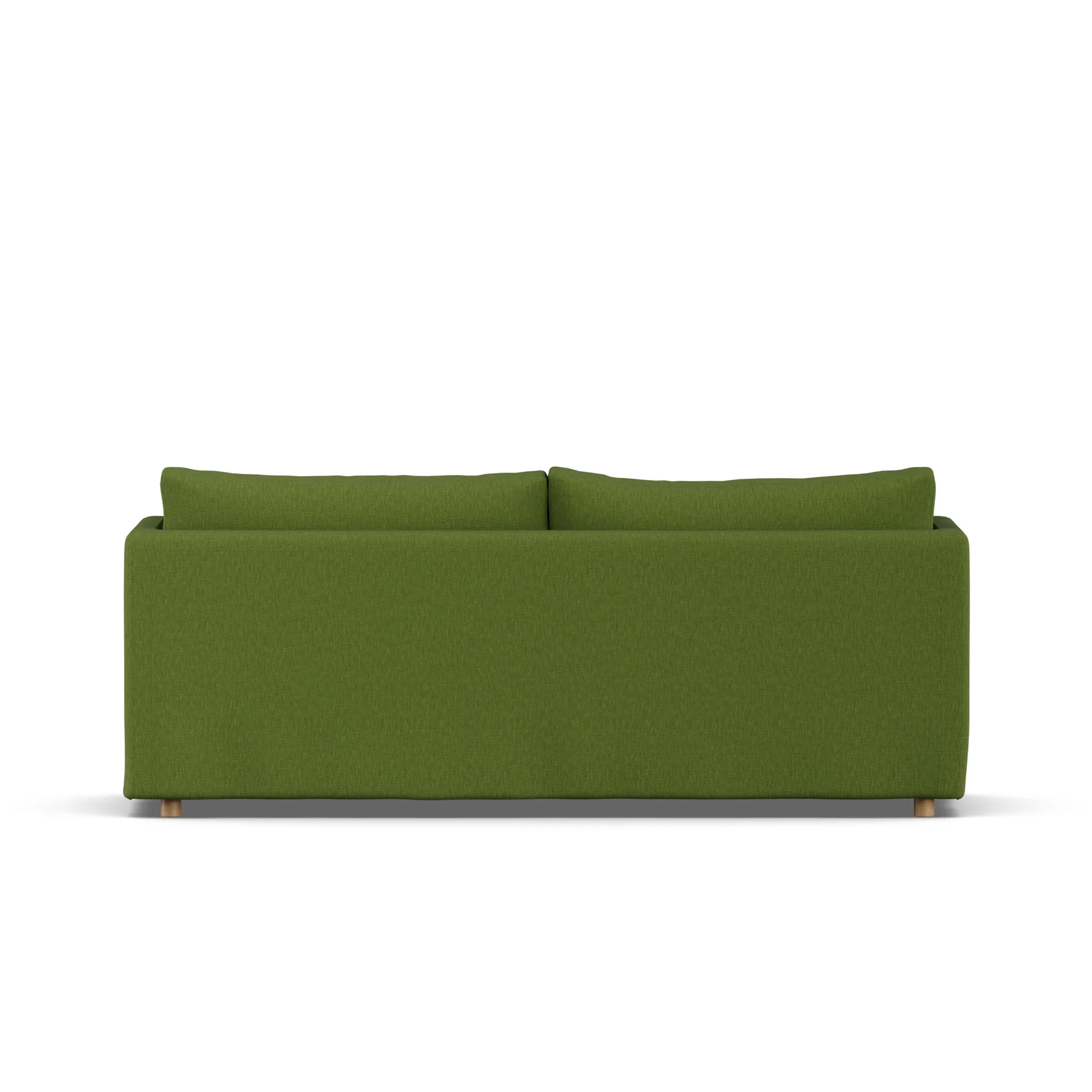 Linnevik sofa, Luiza green 3975-hvidolieret eg, 3-pers., med skørt 1898