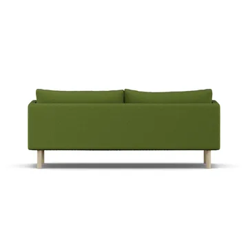 Linnevik sofa - Luiza Green 3975-hvidolieret eg, 3-pers., uden skørt - 1898