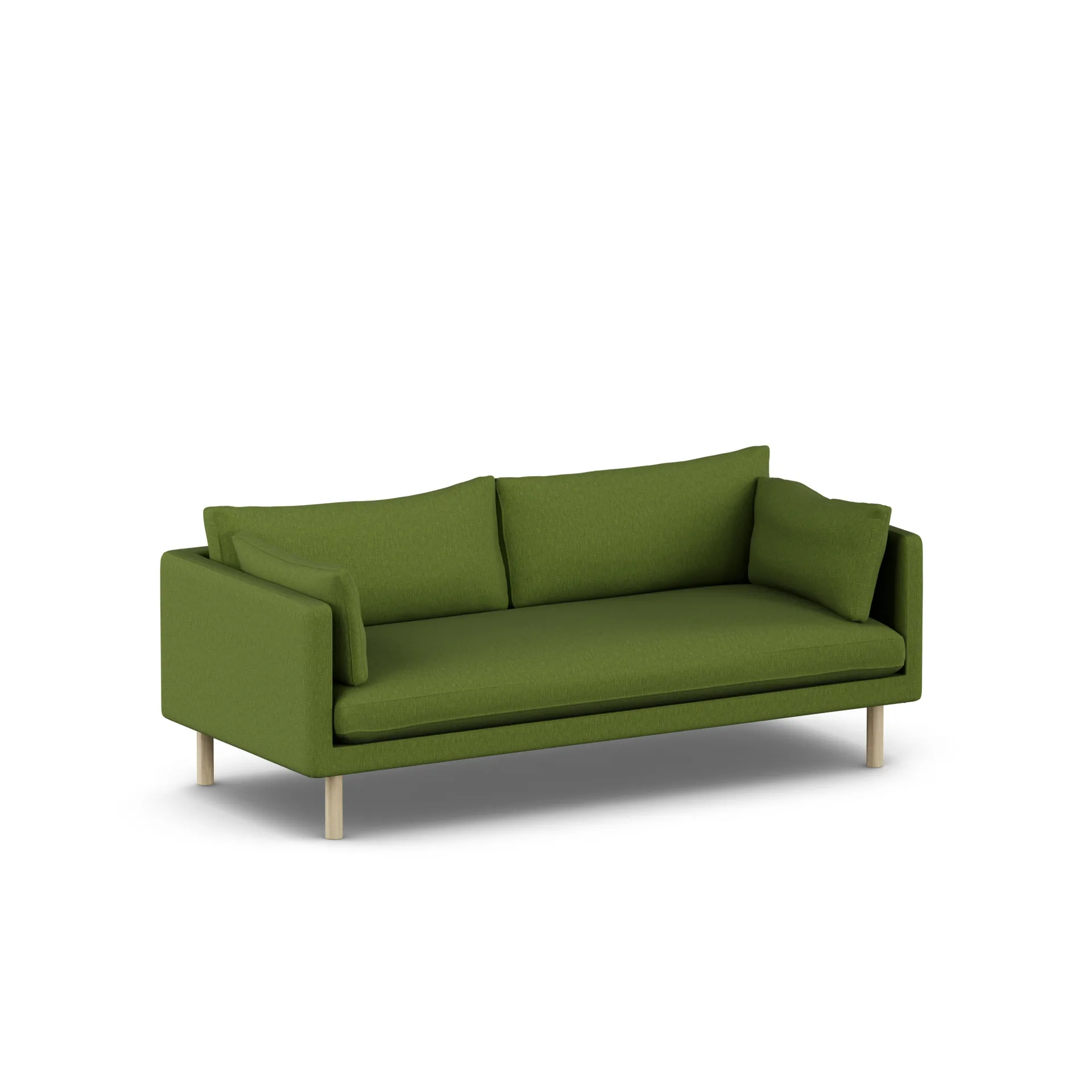 Linnevik sofa, Luiza Green 3975-hvidolieret eg, 3-pers. 1898