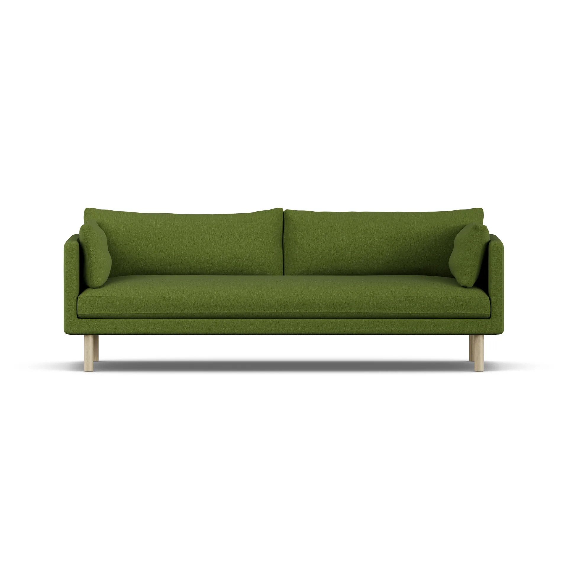 Linnevik sofa, Luiza Green 3975-hvidolieret eg, 4-pers., uden skørt 1898