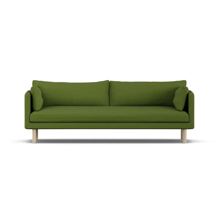 Linnevik sofa - Luiza Green 3975-hvidolieret eg, 4-pers. - 1898