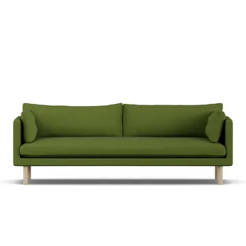 Linnevik sofa - Luiza Green 3975-hvidolieret eg, 4-pers. - 1898