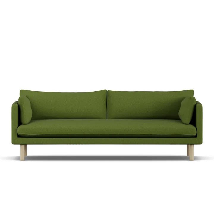 Linnevik sofa - Luiza Green 3975-hvidolieret eg, 4-pers. - 1898