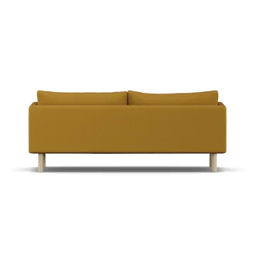 Linnevik sofa - Luiza Mustard 3972-hvidolieret eg, 3-pers., uden skørt - 1898