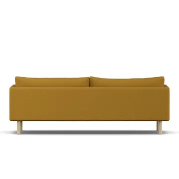 Linnevik sofa - Luiza Mustard 3972-hvidolieret eg, 4-pers. - 1898