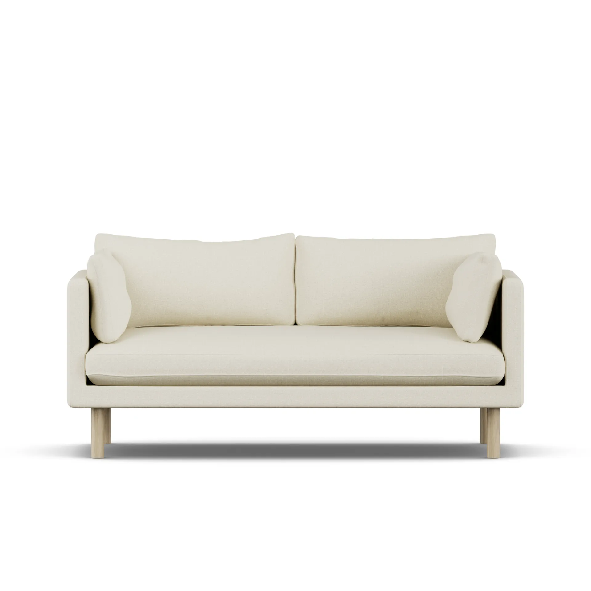 Linnevik sofa, Oslo Nature 1540-hvidolieret eg, 2-pers. 1898