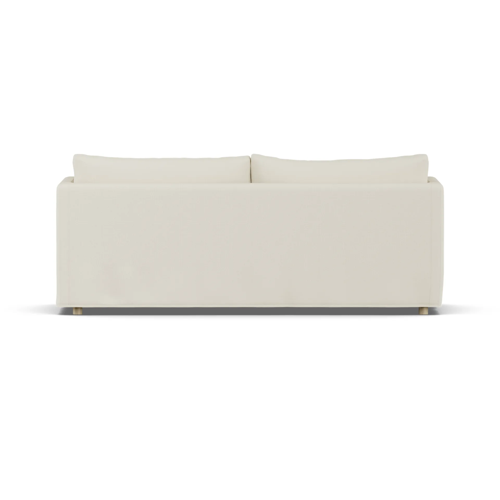 Linnevik sofa, Oslo Nature 1540-hvidolieret eg, 3-pers., med skørt 1898