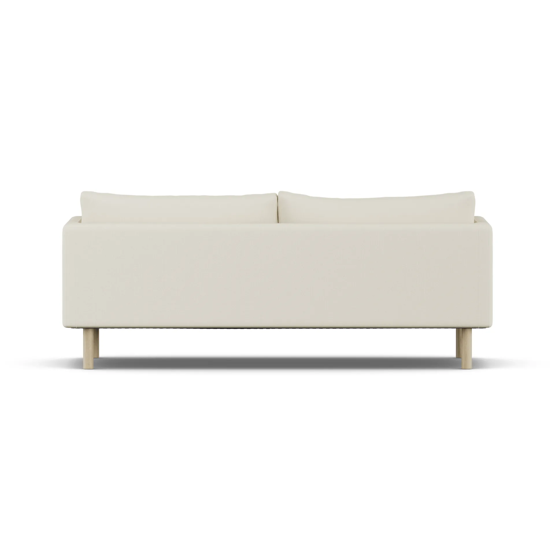 Linnevik sofa, Oslo Nature 1540-hvidolieret eg, 3-pers., uden skørt 1898