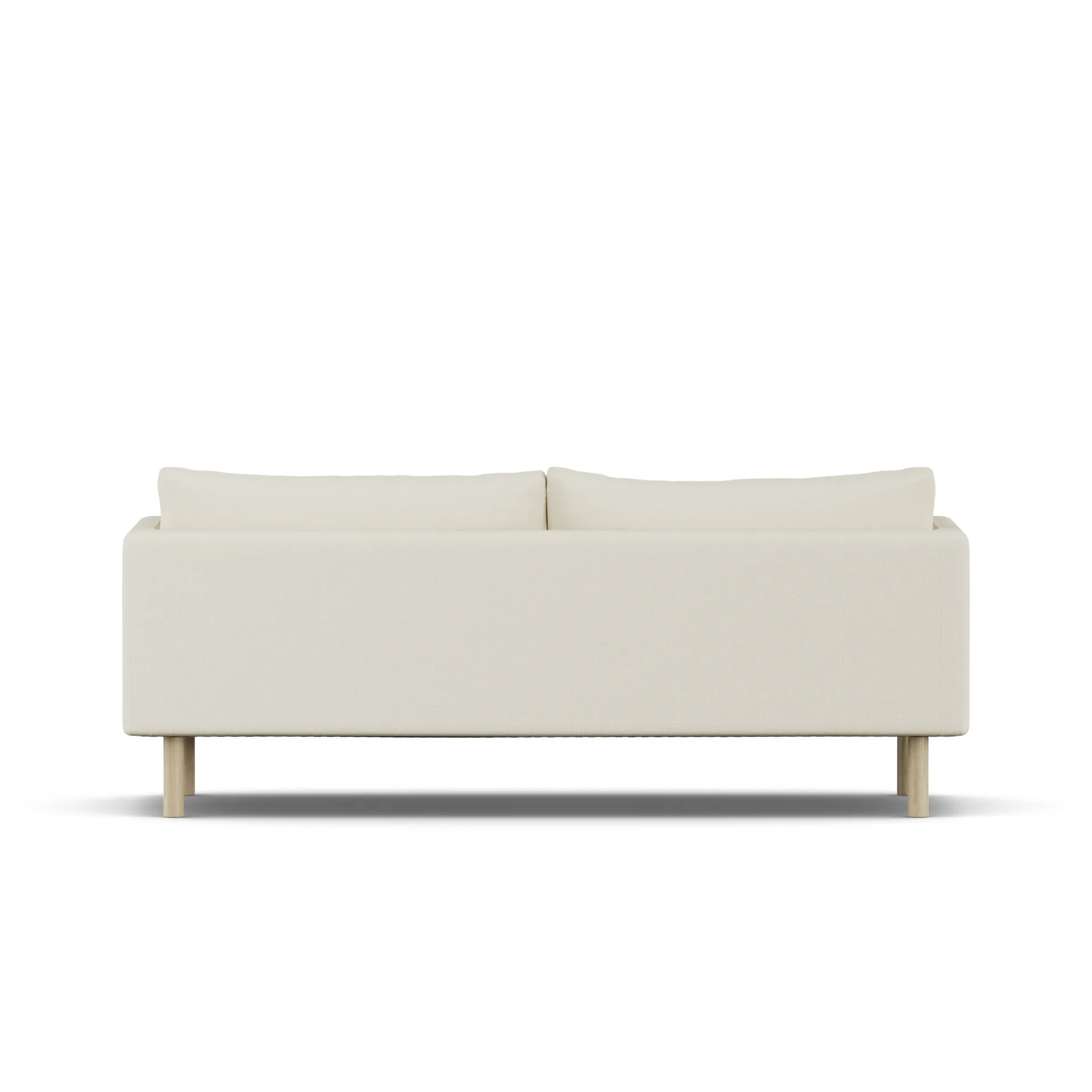 Linnevik sofa, Oslo Nature 1540-hvidolieret eg, 3-pers. 1898