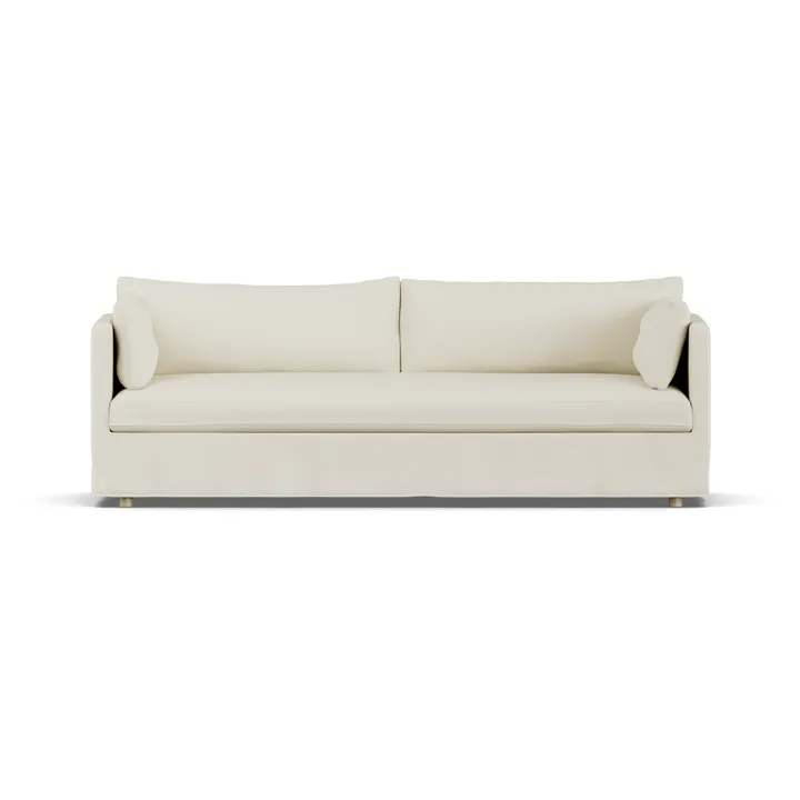Linnevik sofa - Oslo Nature 1540-hvidolieret eg, 4-pers., med skørt - 1898