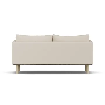 Linnevik sofa - Same Beige 6670-hvidolieret eg, 2-pers., uden skørt - 1898