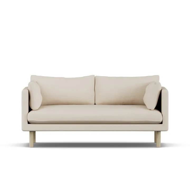 Linnevik sofa - Same Beige 6670-hvidolieret eg, 2-pers. - 1898