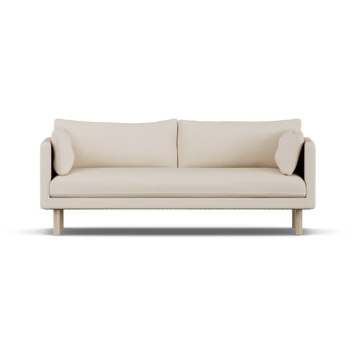 Linnevik sofa - Same Beige 6670-hvidolieret eg, 3-pers. - 1898