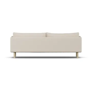 Linnevik sofa - Same Beige 6670-hvidolieret eg, 4-pers., uden skørt - 1898