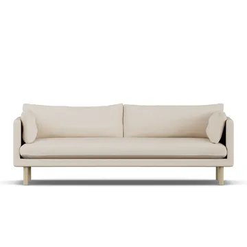 Linnevik sofa - Same Beige 6670-hvidolieret eg, 4-pers. - 1898