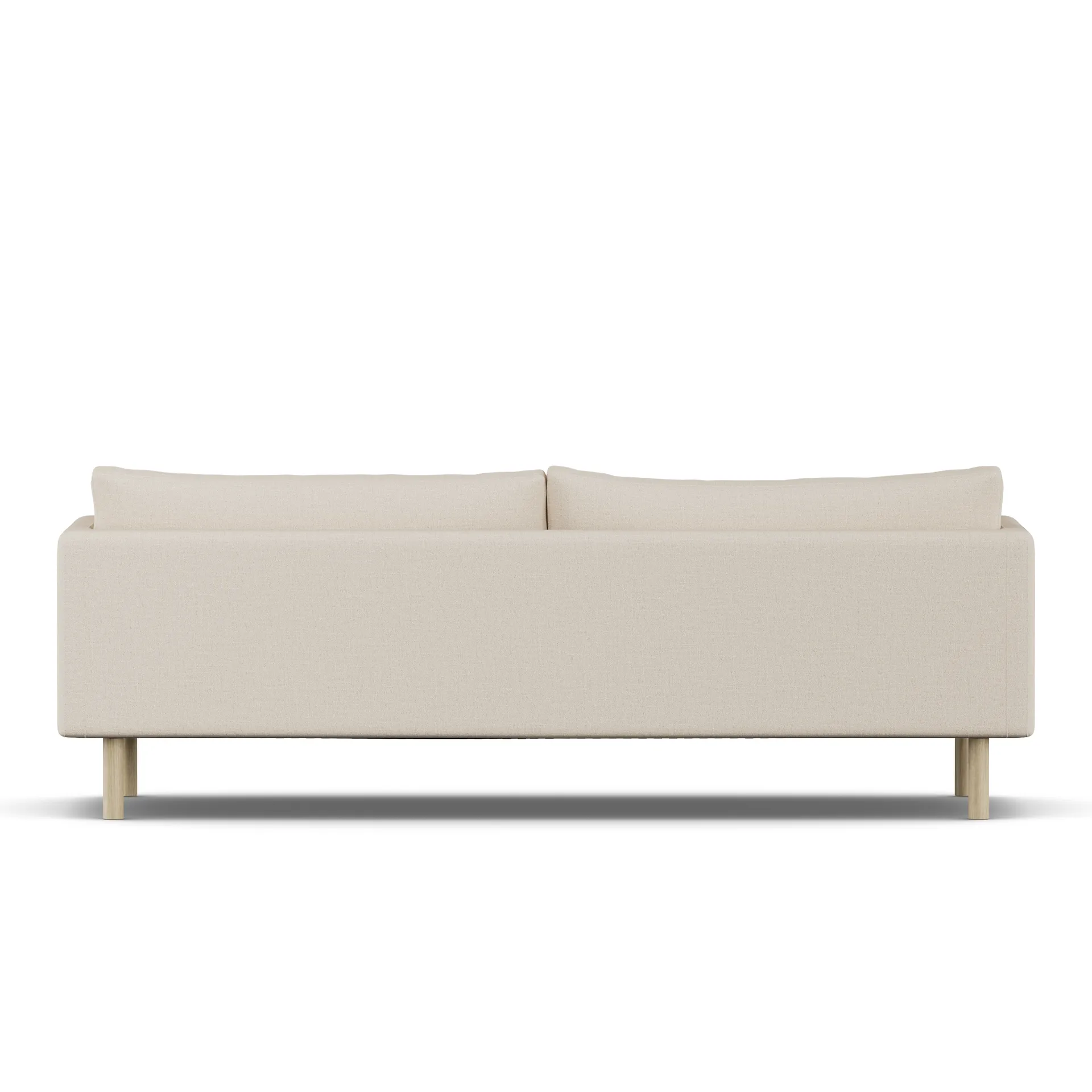 Linnevik sofa, Same Beige 6670-hvidolieret eg, 4-pers. 1898