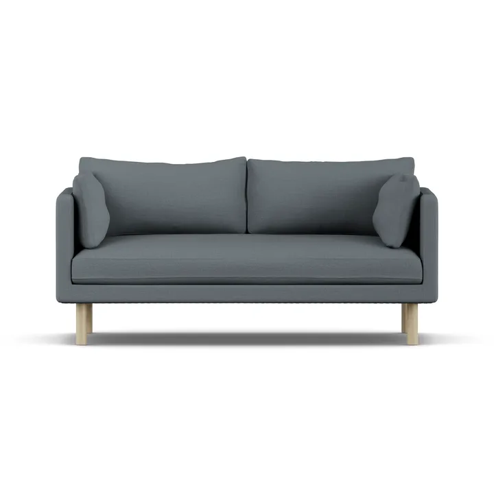 Linnevik sofa - Same Blue 6678-hvidolieret eg, 2-pers. - 1898