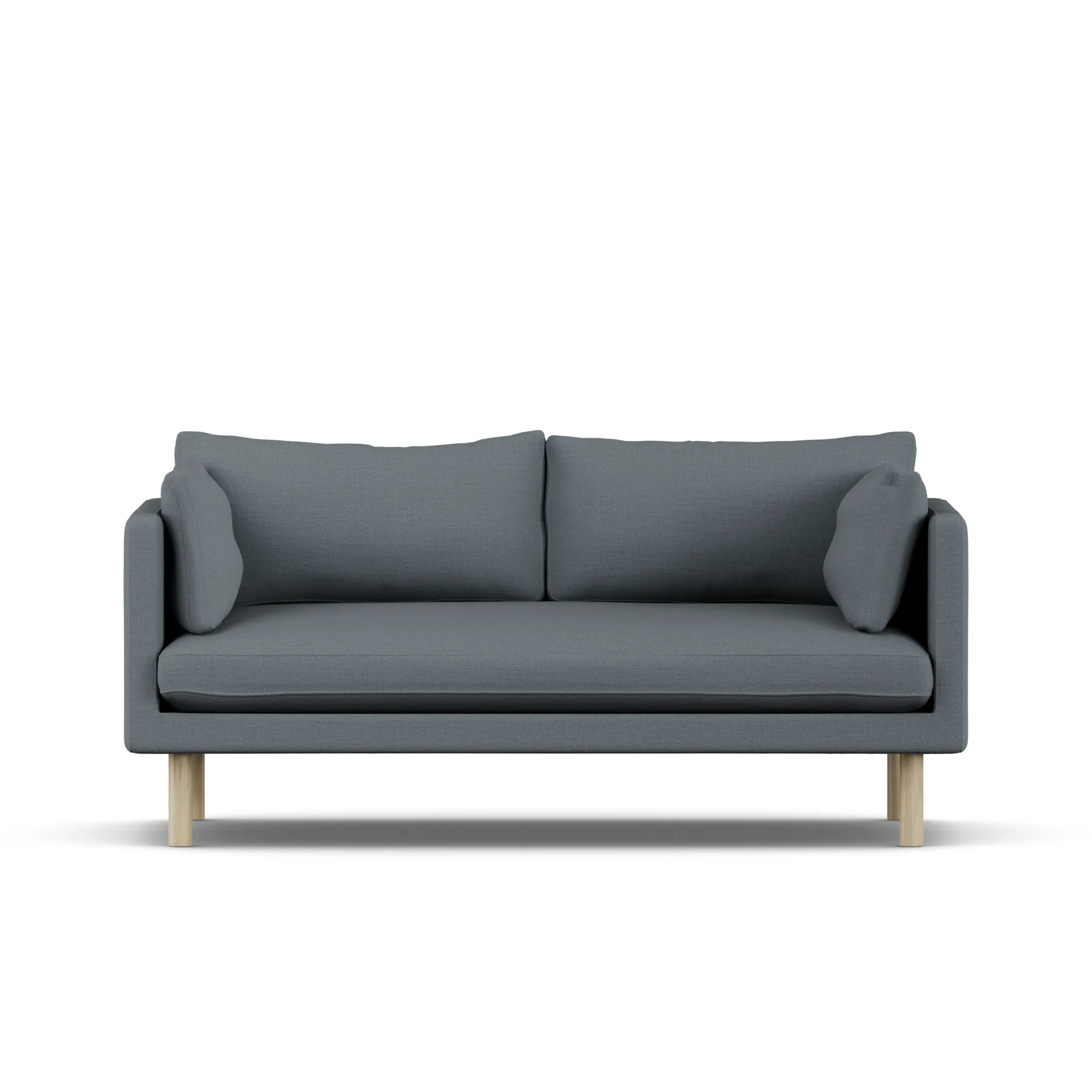 Linnevik sofa, Same Blue 6678-hvidolieret eg, 2-pers. 1898