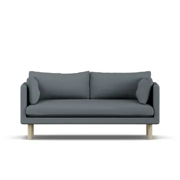 Linnevik sofa - Same Blue 6678-hvidolieret eg, 2-pers. - 1898