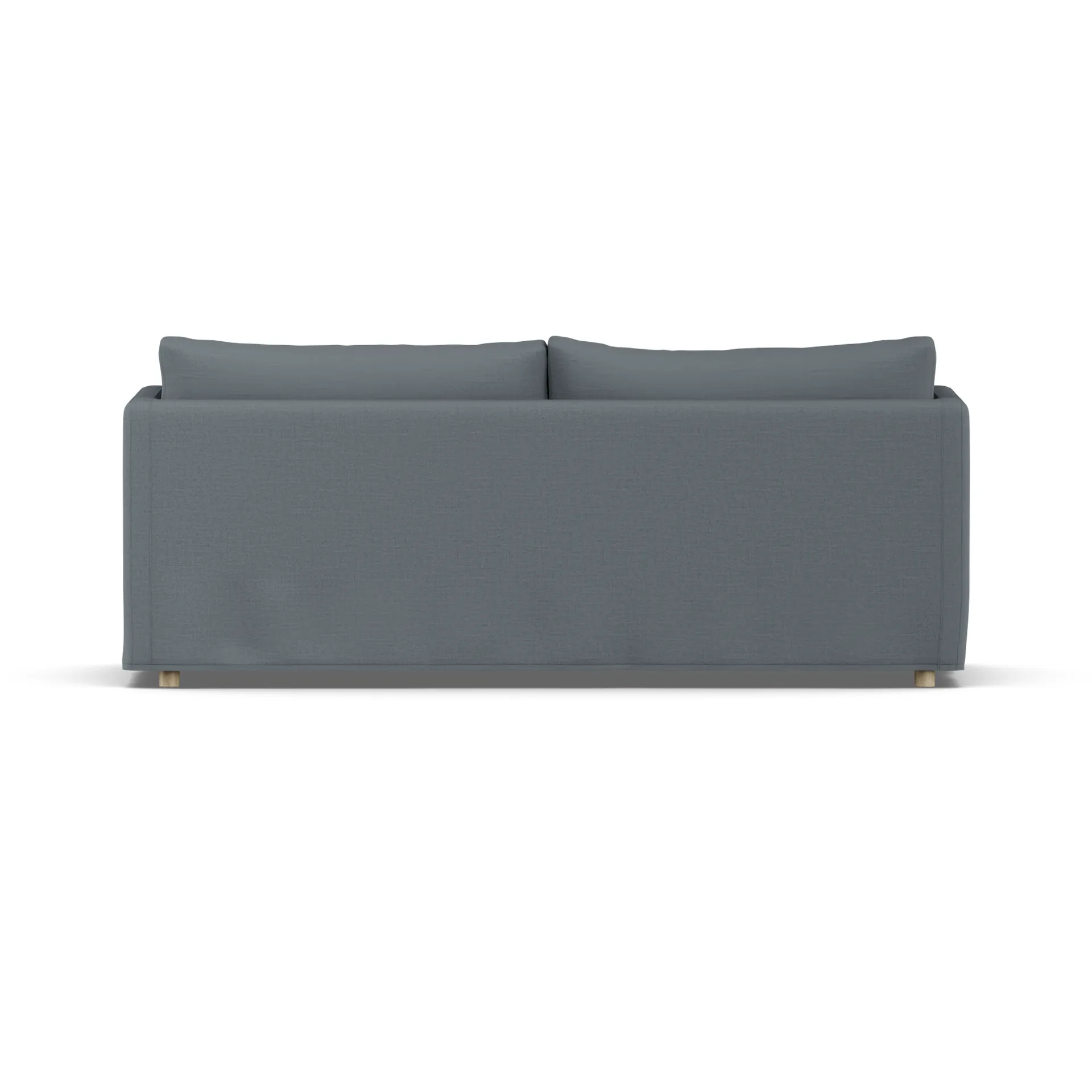 Linnevik sofa, Same Blue 6678-hvidolieret eg, 3-pers., med skørt 1898