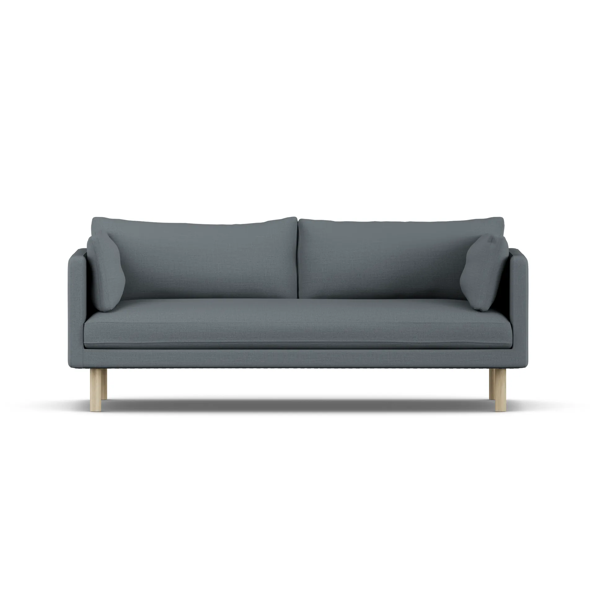 Linnevik sofa, Same Blue 6678-hvidolieret eg, 3-pers., uden skørt 1898