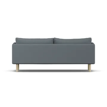 Linnevik sofa - Same Blue 6678-hvidolieret eg, 3-pers., uden skørt - 1898