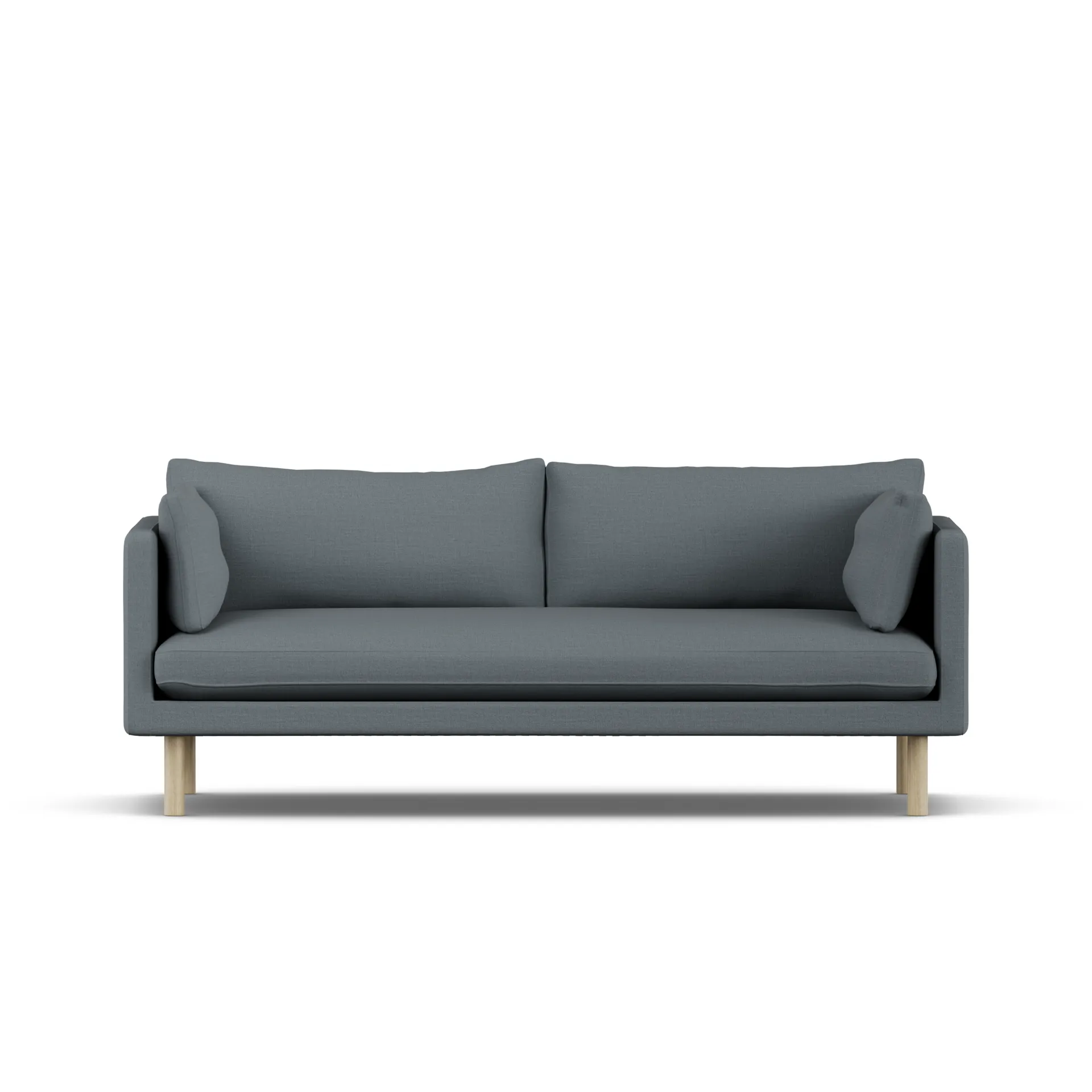 Linnevik sofa, Same Blue 6678-hvidolieret eg, 3-pers. 1898