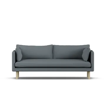 Linnevik sofa - Same Blue 6678-hvidolieret eg, 3-pers. - 1898