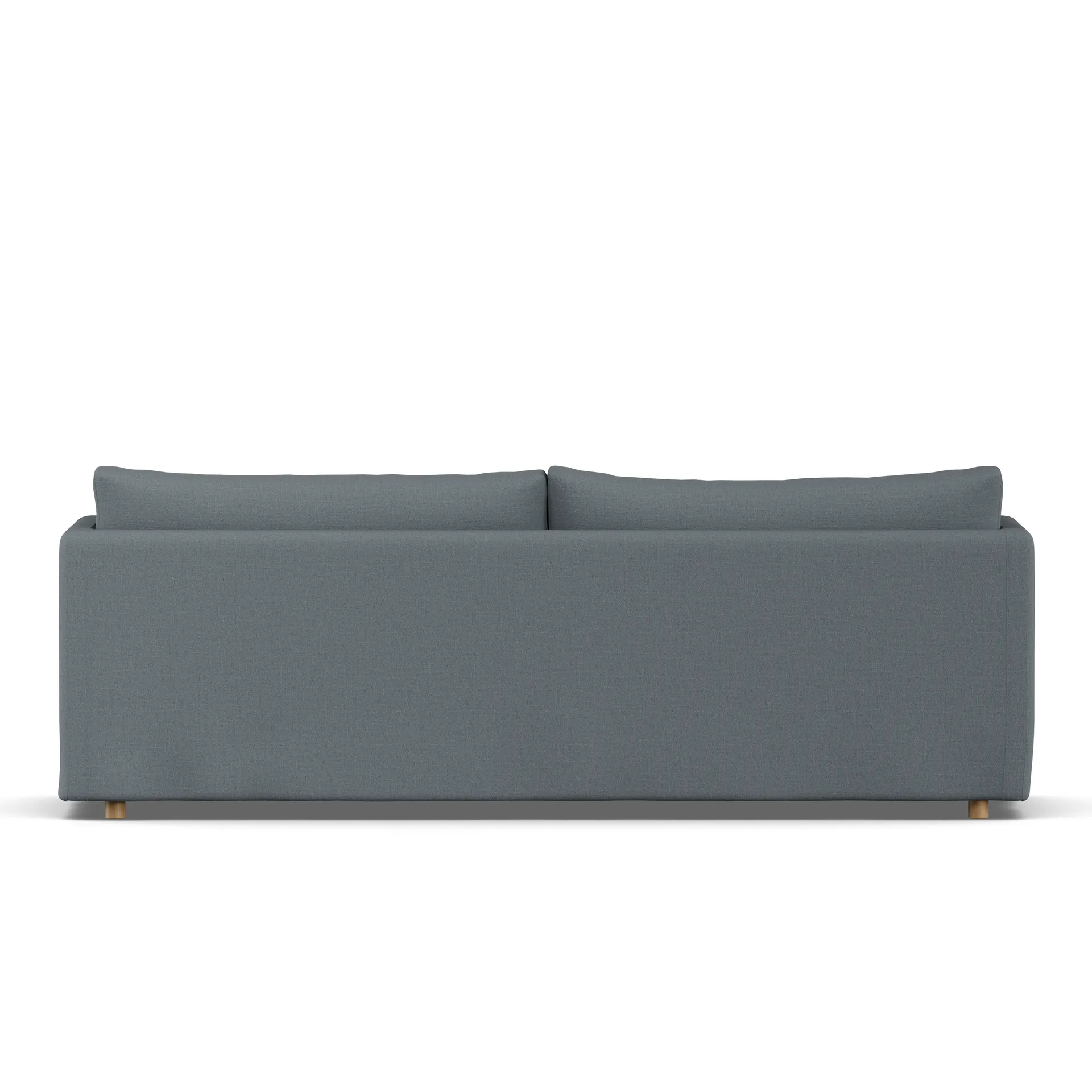 Linnevik sofa, Same Blue 6678-hvidolieret eg, 4-pers., med skørt 1898