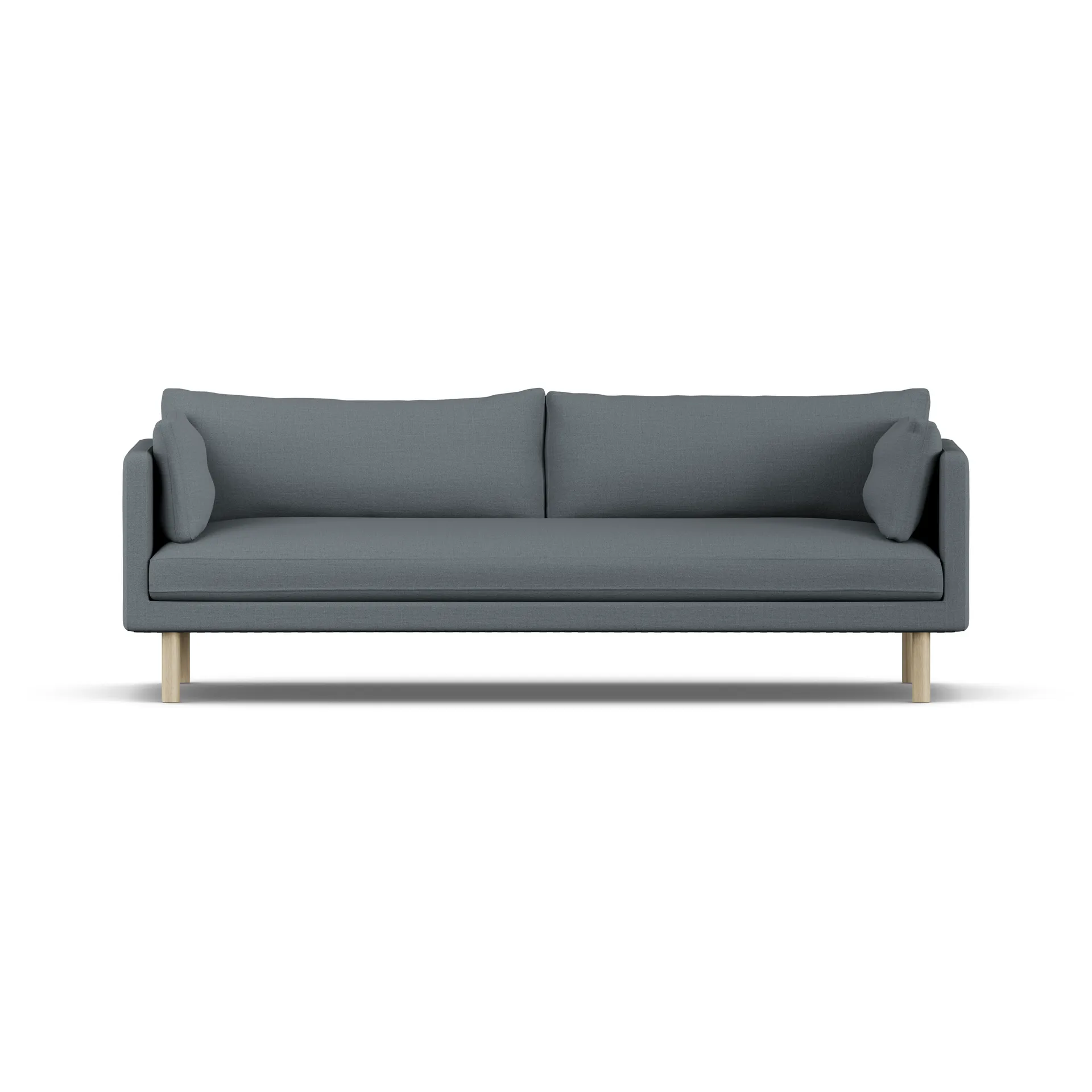 Linnevik sofa, Same Blue 6678-hvidolieret eg, 4-pers., uden skørt 1898