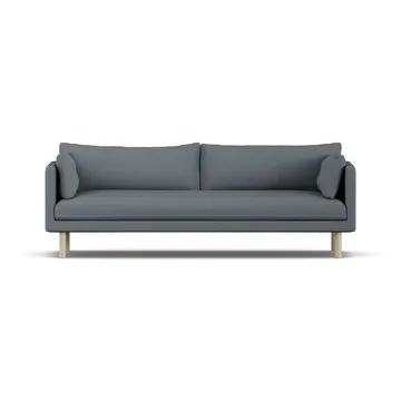 Linnevik sofa - Same Blue 6678-hvidolieret eg, 4-pers., uden skørt - 1898
