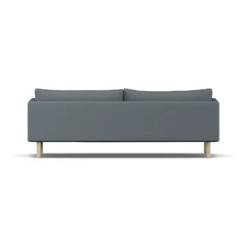 Linnevik sofa - Same Blue 6678-hvidolieret eg, 4-pers., uden skørt - 1898