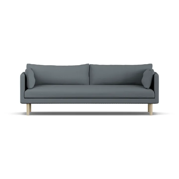 Linnevik sofa - Same Blue 6678-hvidolieret eg, 4-pers. - 1898