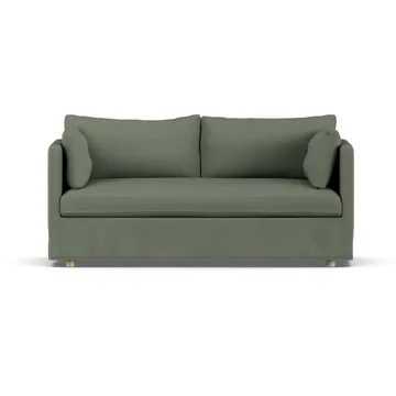 Linnevik sofa - Same Forest 6677-hvidolieret eg, 2-pers., med skørt - 1898