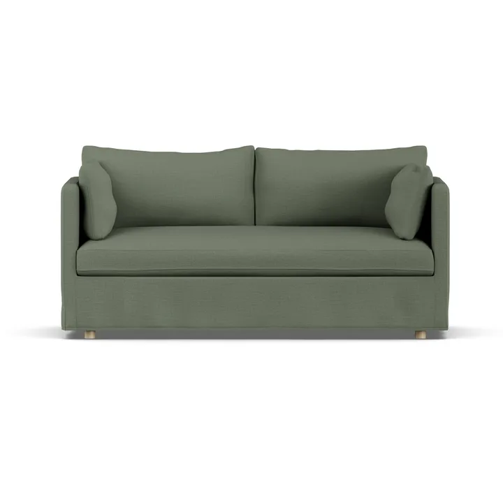 Linnevik sofa - Same Forest 6677-hvidolieret eg, 2-pers., med skørt - 1898