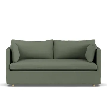 Linnevik sofa - Same Forest 6677-hvidolieret eg, 2-pers., med skørt - 1898