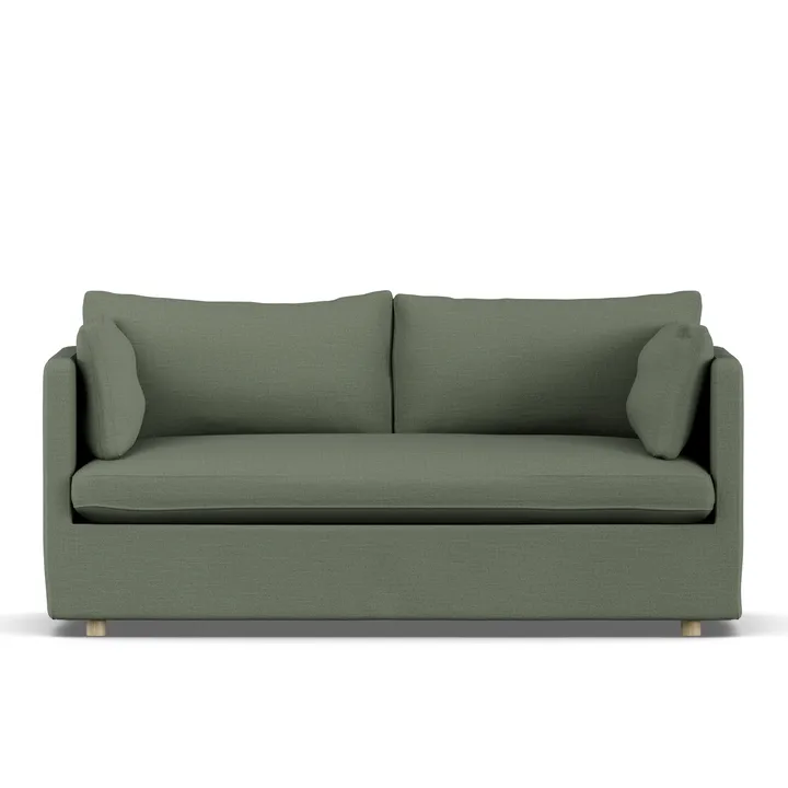Linnevik sofa - Same Forest 6677-hvidolieret eg, 2-pers., med skørt - 1898