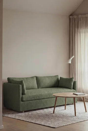 Linnevik sofa - Same Forest 6677-hvidolieret eg, 2-pers., med skørt - 1898