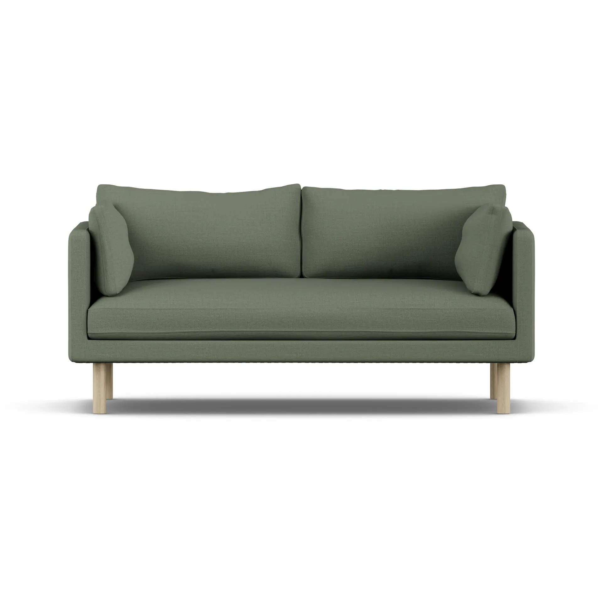 Linnevik sofa, Same Forest 6677-hvidolieret eg, 2-pers., uden skørt 1898