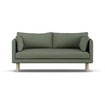 Linnevik sofa - Same Forest 6677-hvidolieret eg, 2-pers., uden skørt - 1898