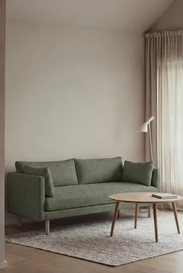 Linnevik sofa - Same Forest 6677-hvidolieret eg, 2-pers., uden skørt - 1898