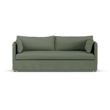 Linnevik sofa - Same Forest 6677-hvidolieret eg, 3-pers., med skørt - 1898