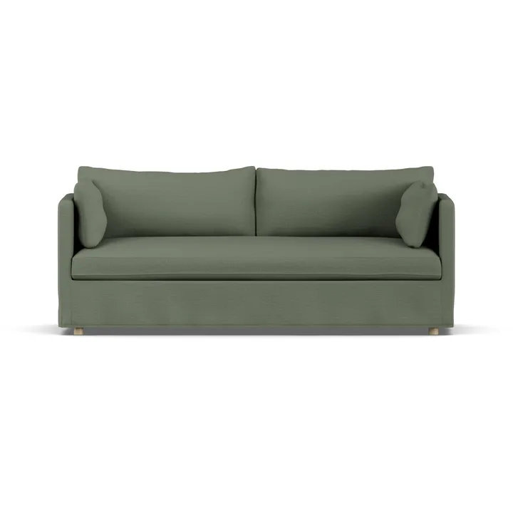 Linnevik sofa - Same Forest 6677-hvidolieret eg, 3-pers., med skørt - 1898