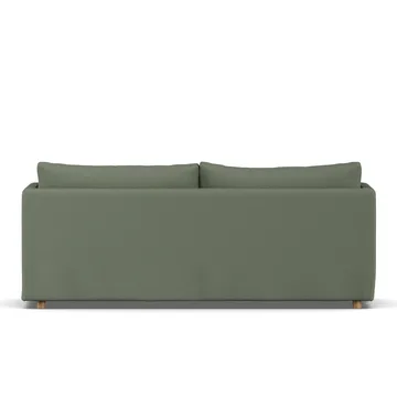 Linnevik sofa - Same Forest 6677-hvidolieret eg, 3-pers., med skørt - 1898