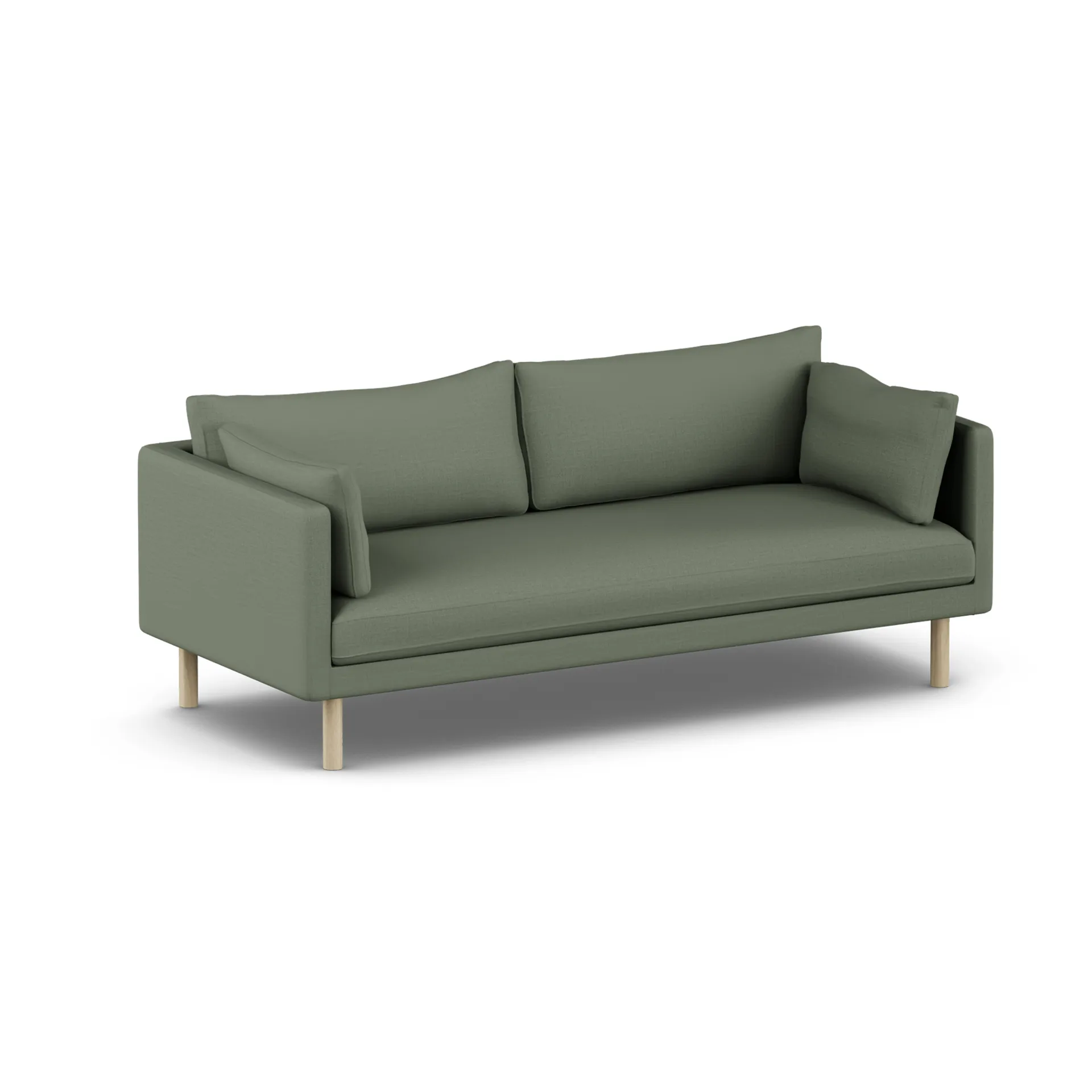 Linnevik sofa, Same Forest 6677-hvidolieret eg, 3-pers., uden skørt 1898