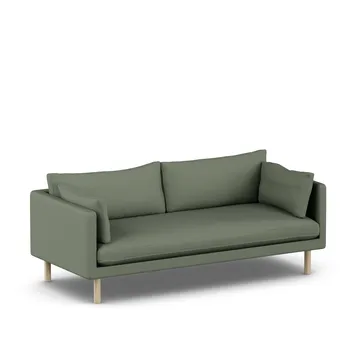 Linnevik sofa - Same Forest 6677-hvidolieret eg, 3-pers. - 1898