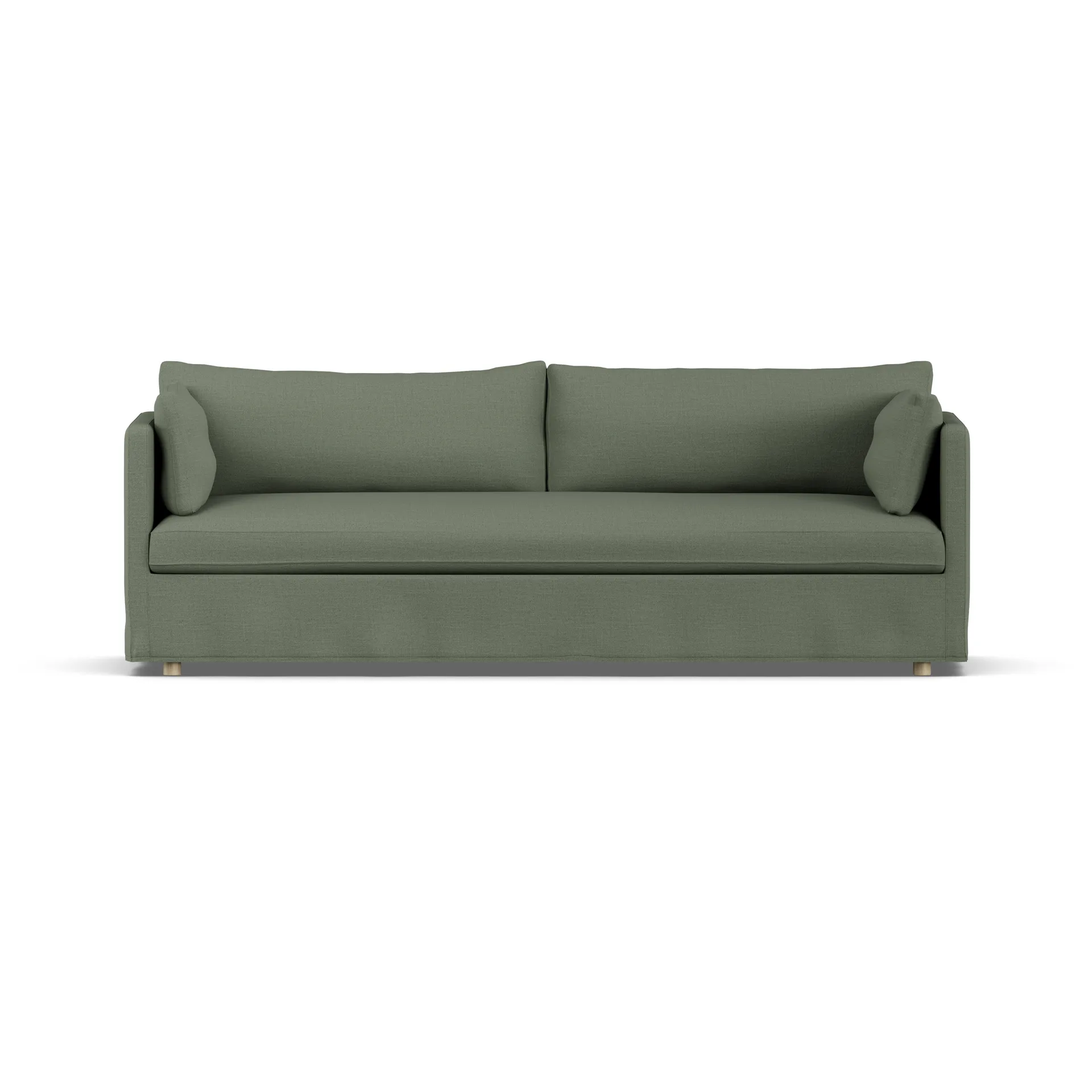 Linnevik sofa, Same Forest 6677-hvidolieret eg, 4-pers., med skørt 1898